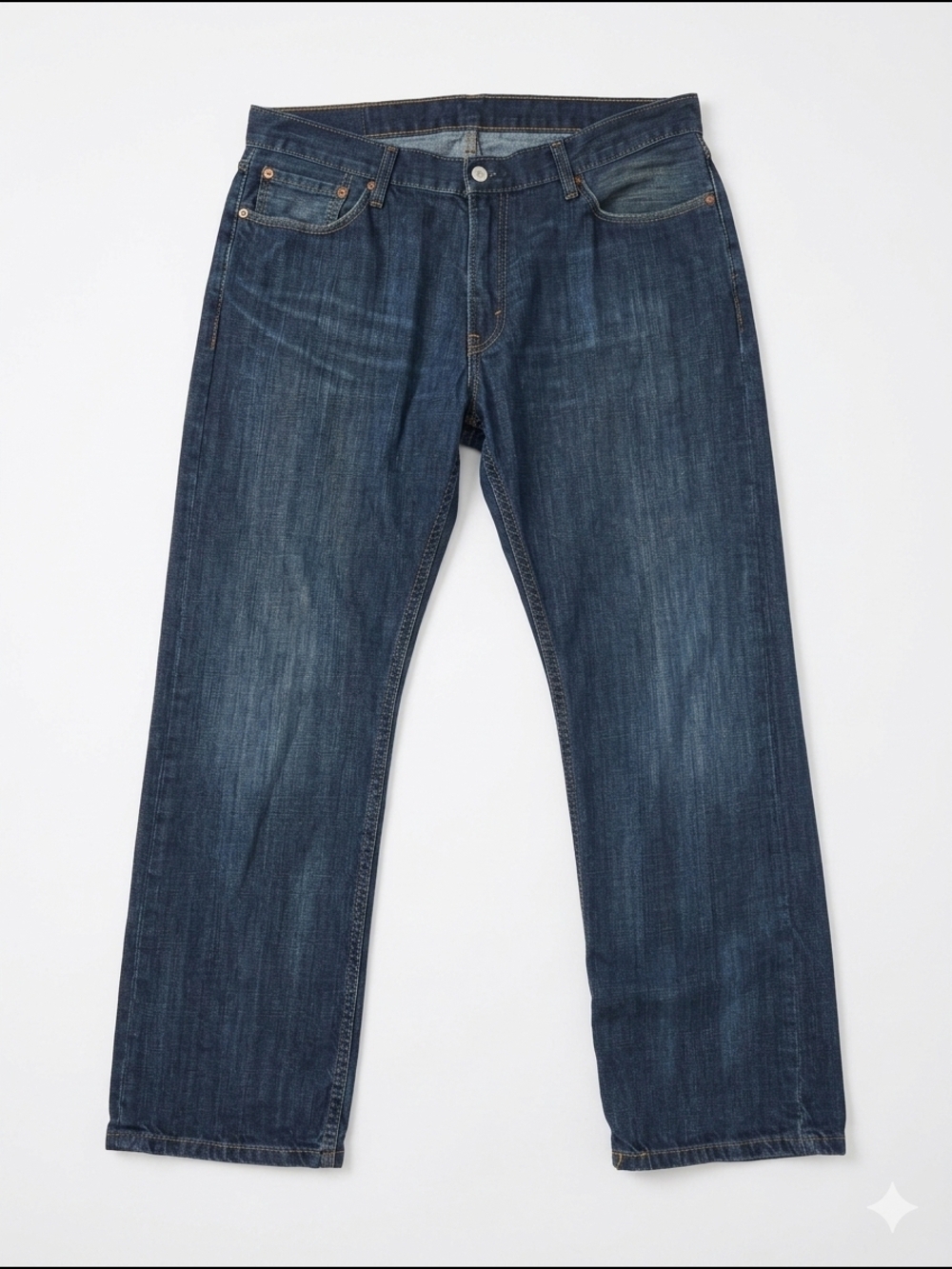 Levi's Indigo Straight-Leg Men's Jeans 36 30 514 Euc